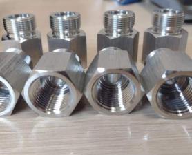CONECTOR MACHO AÇO INOX DUPLA ANILHA